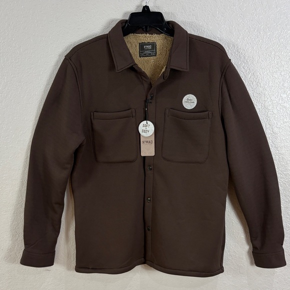 NoMAD by Craft +Flow,CozySherpa ,Men's Brown Jacket - Picture 6 of 17